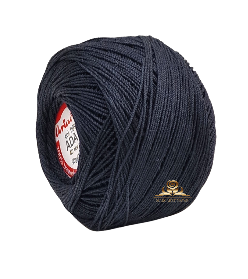 COTTON, CROCHET THREADS ADA 5 Colour 0099 50G Margaret Mayar