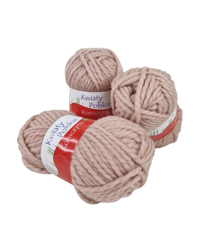 YARN FOR HAND KNITTING, 100 WOOL, KONICZYNA 100g Margaret Mayar